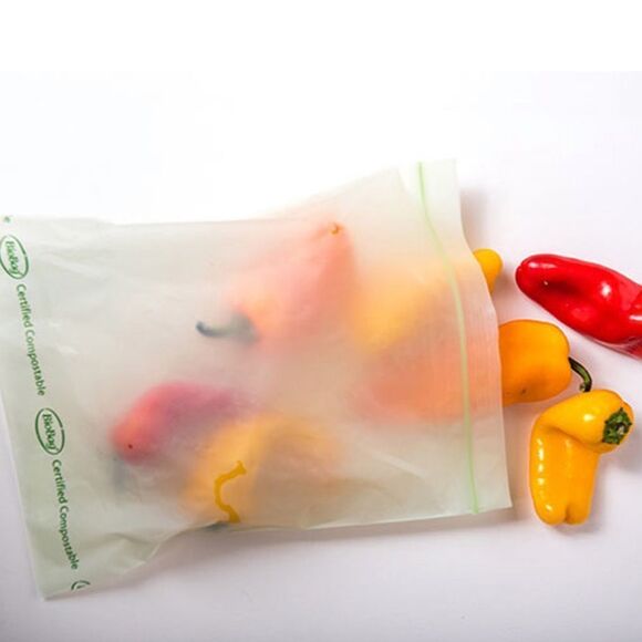 BioBag Quart Size Resealable Compostable Bags - 20 - Picture 2 of 5